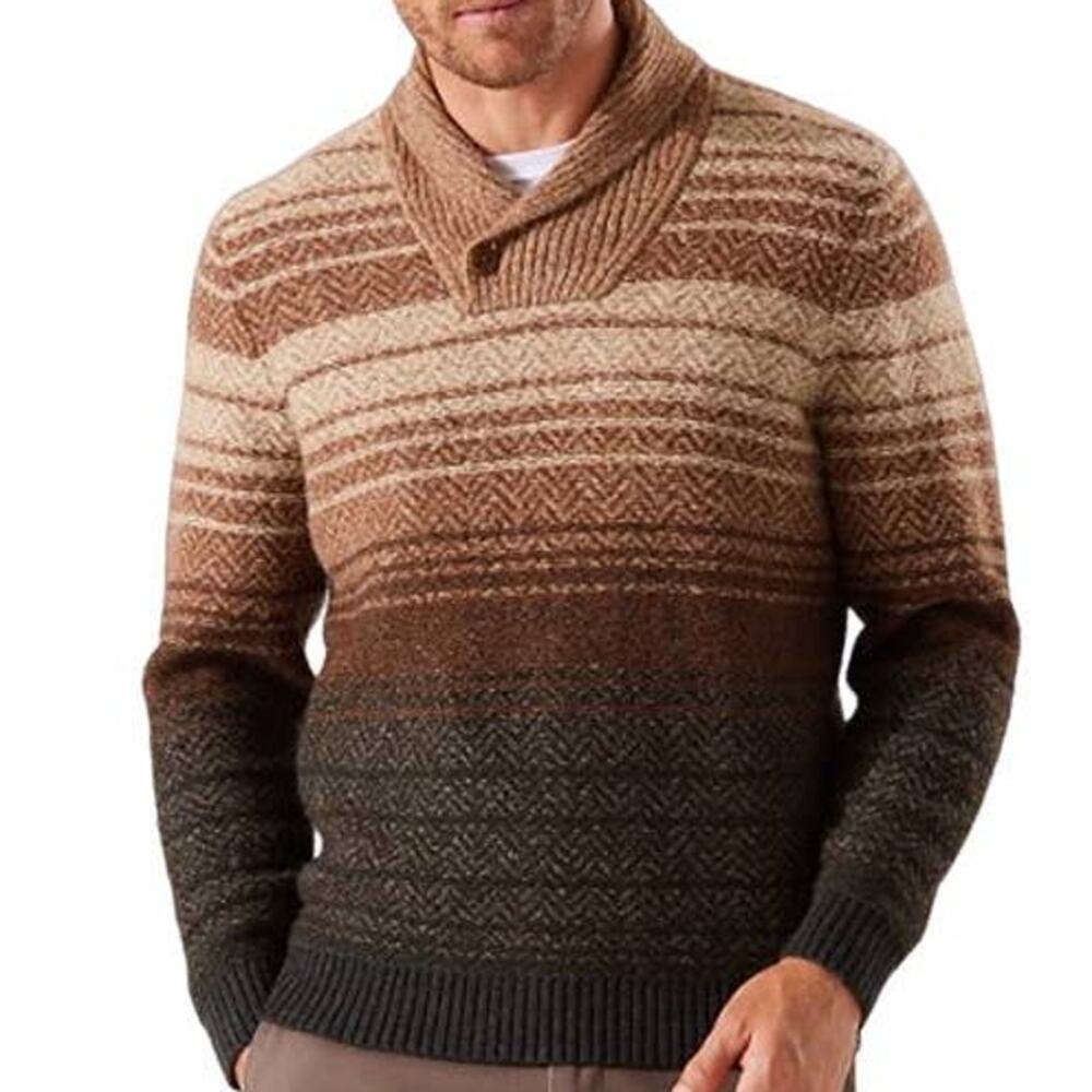 Tommy Bahama NWT Newcastle Beach Shawl Sweater Men's Size S Wool Alpaca Blend
